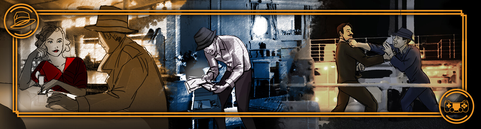 Noir Thriller gameplay concepts