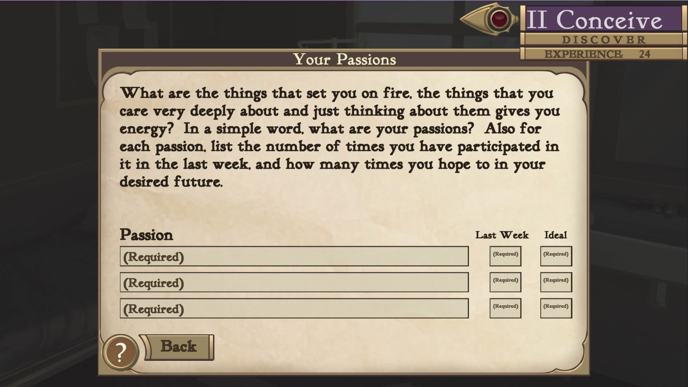 Star Chamber journaling